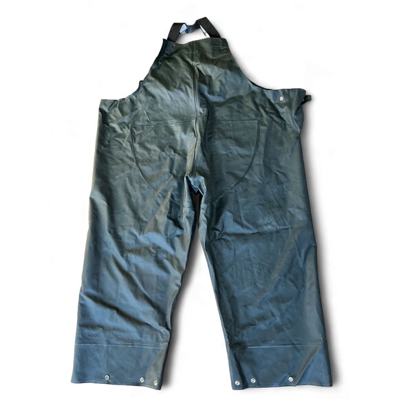 Vintsge Carhartt Mens PVC Rainwear Bib Overall Size 4XL Heavyweight NEW - Picture 7 of 12